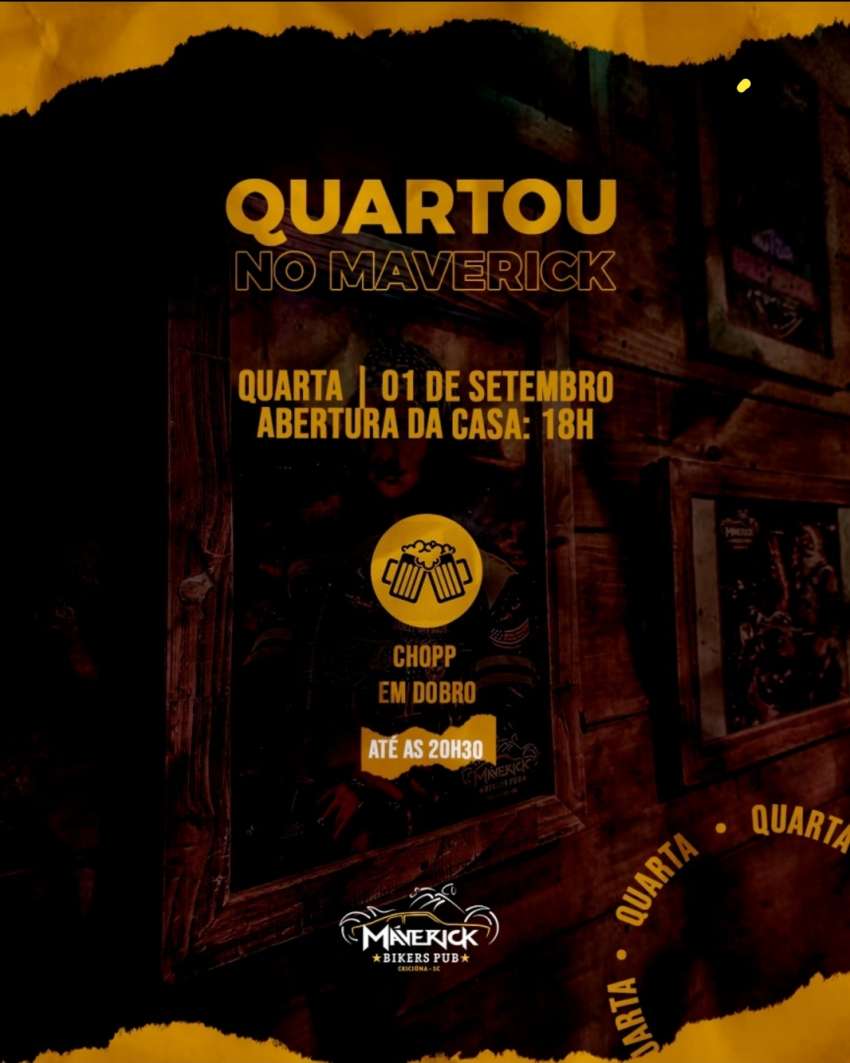 Quartou | Maverick Bikers Pub | OndeTemBalada.com Quartou | Maverick Bikers Pub | OndeTemBalada.com