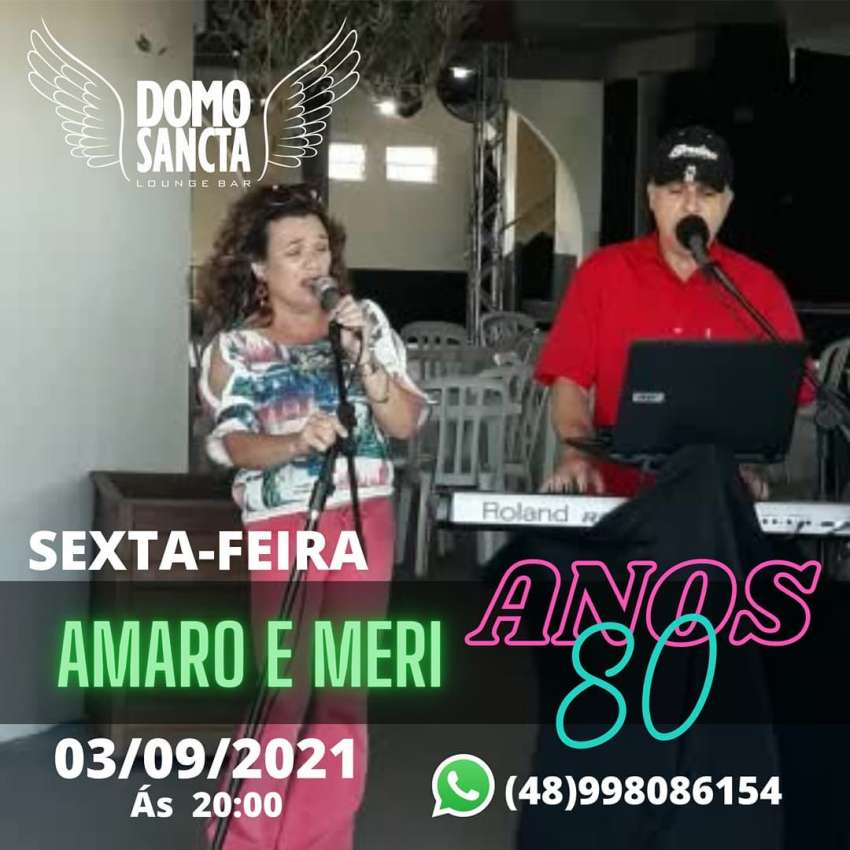 Amaro e Meri | Domo Sancta Lounge Bar | OndeTemBalada.com Amaro e Meri | Domo Sancta Lounge Bar | OndeTemBalada.com