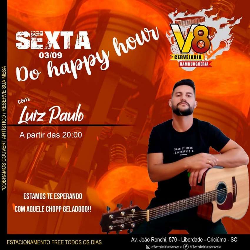 Happy Hour | V8 Cervejaria e Hamburgueria | OndeTemBalada.com Happy Hour | V8 Cervejaria e Hamburgueria | OndeTemBalada.com