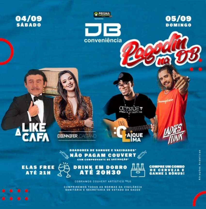Like a Cafa + Diennifer Caetano | DB Conveniência | OndeTemBalada.com Like a Cafa + Diennifer Caetano | DB Conveniência | OndeTemBalada.com