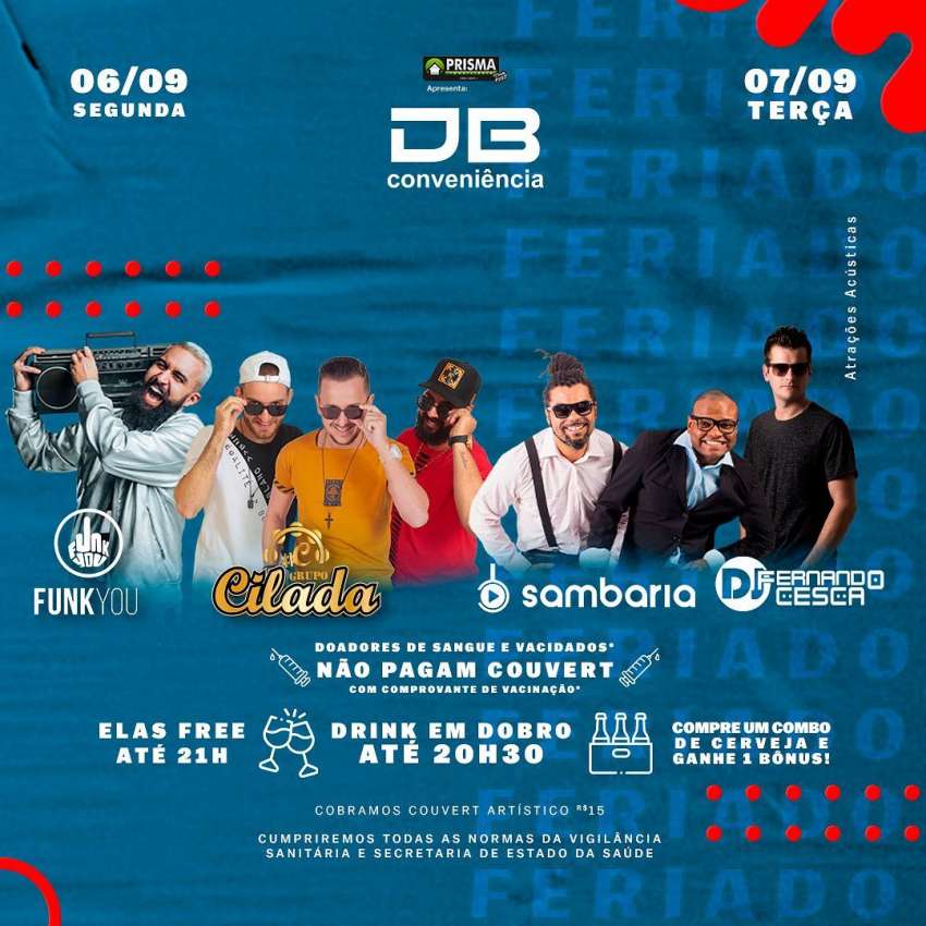 Sambaria + Fernando Cesca | DB Conveniência | OndeTemBalada.com Sambaria + Fernando Cesca | DB Conveniência | OndeTemBalada.com