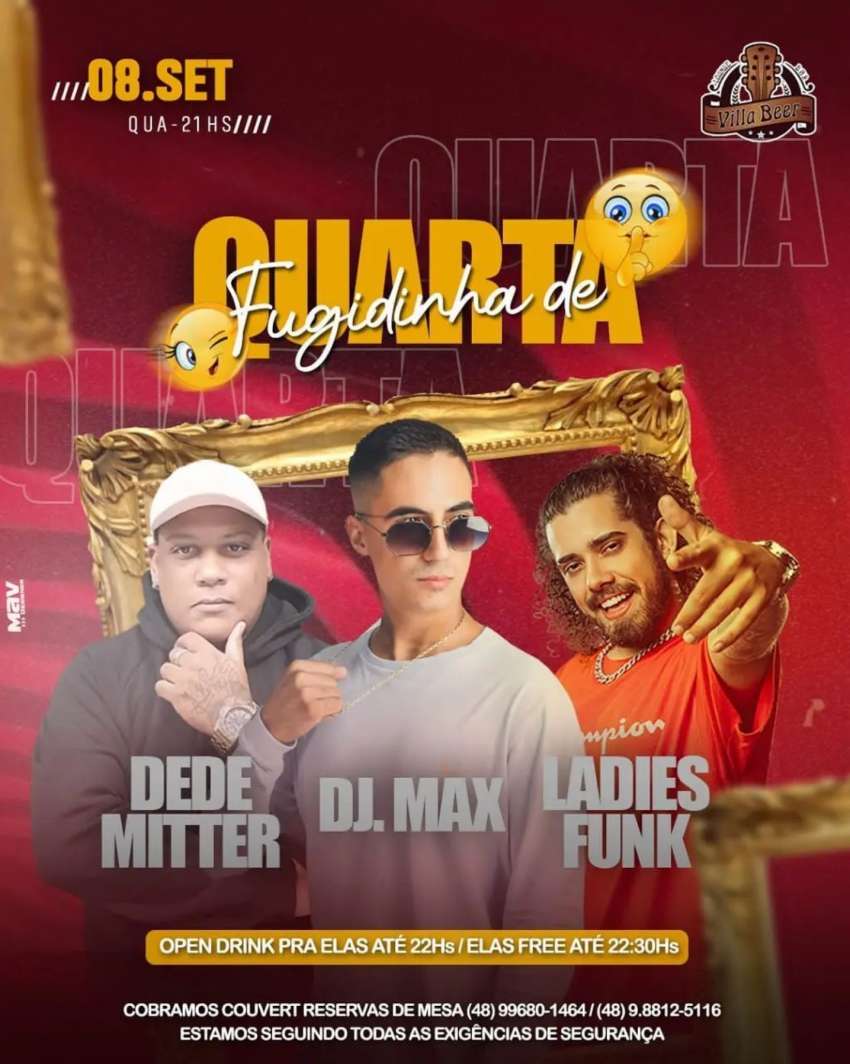Fugidinha de Quarta | Villa Beer | OndeTemBalada.com Fugidinha de Quarta | Villa Beer | OndeTemBalada.com