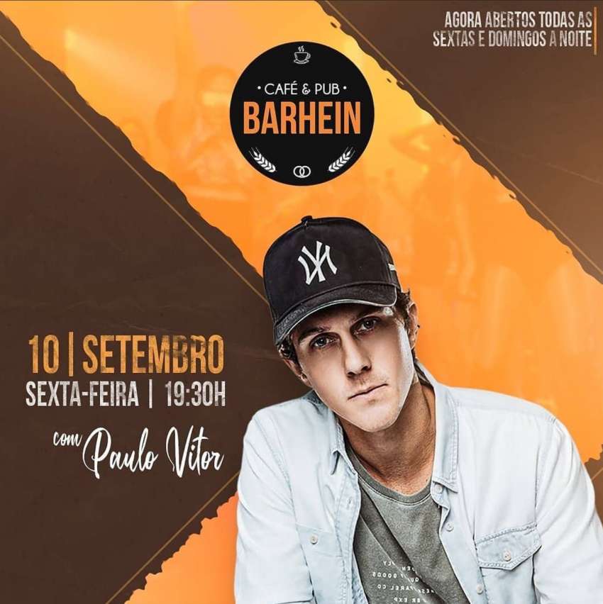 Paulo Vitor | Barhein Café & Pub | OndeTemBalada.com Paulo Vitor | Barhein Café & Pub | OndeTemBalada.com
