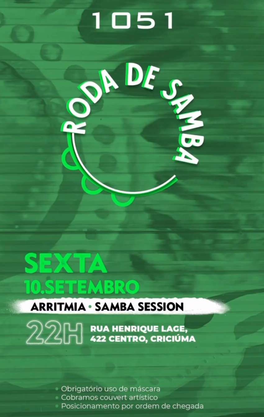 Roda de Samba | 1051 Club | OndeTemBalada.com Roda de Samba | 1051 Club | OndeTemBalada.com