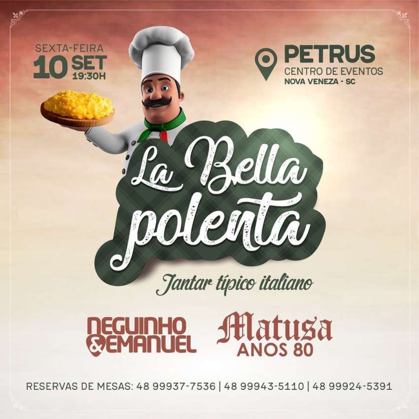 La Bella Polenta | Petrus | OndeTemBalada.com La Bella Polenta | Petrus | OndeTemBalada.com