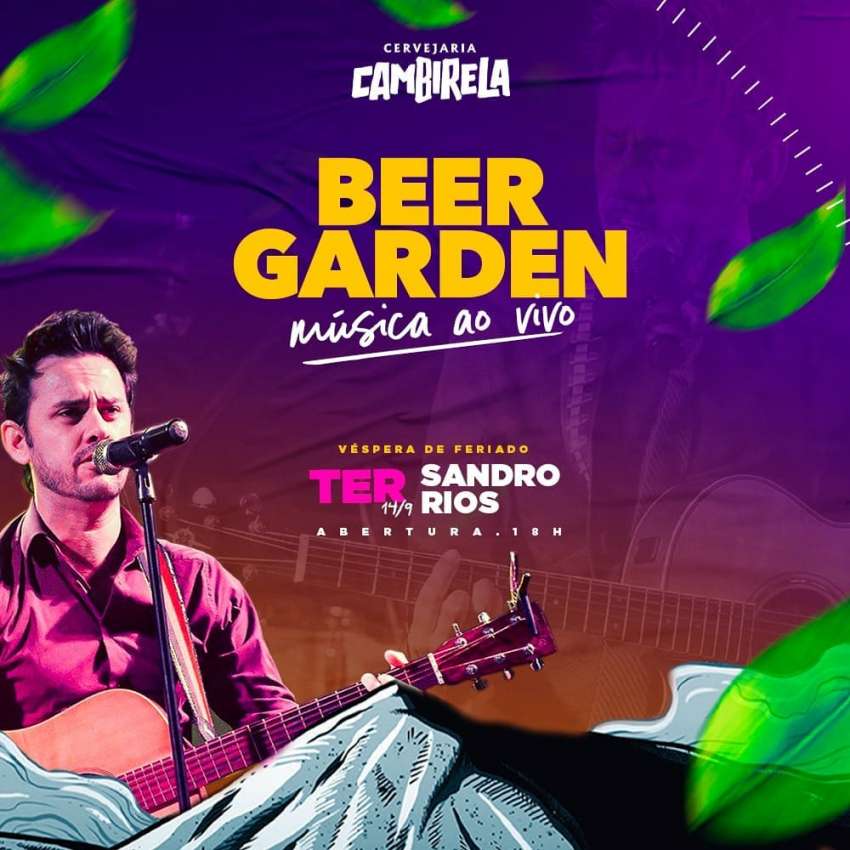 Sandro Rios | Beer Garden Cambirela | OndeTemBalada.com Sandro Rios | Beer Garden Cambirela | OndeTemBalada.com