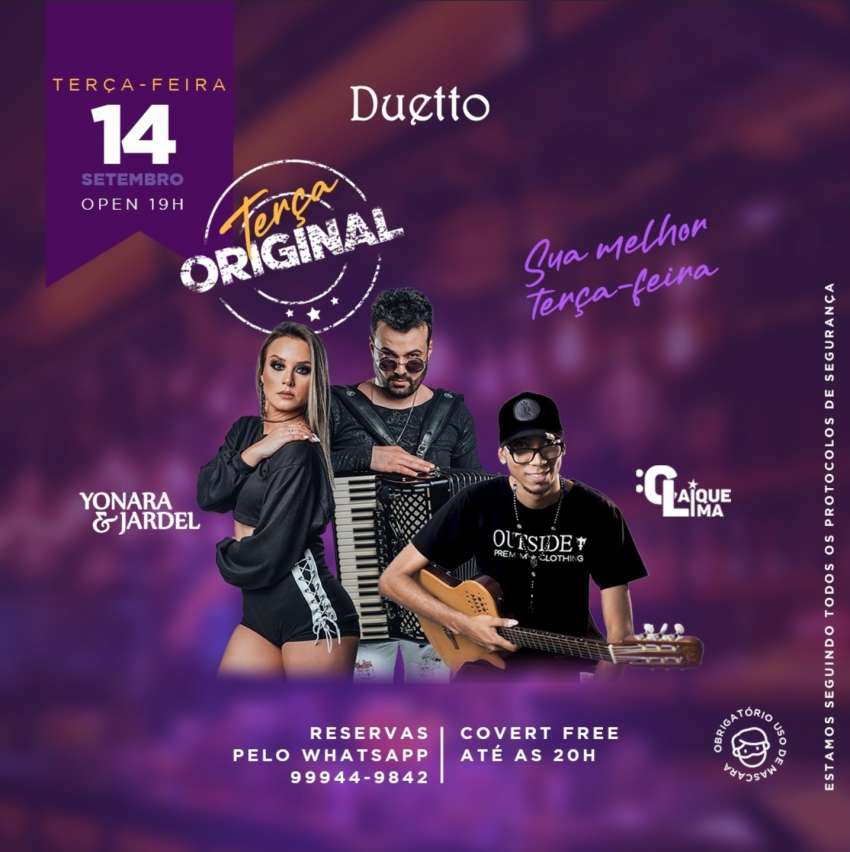 Terça Original | Duetto | OndeTemBalada.com Terça Original | Duetto | OndeTemBalada.com