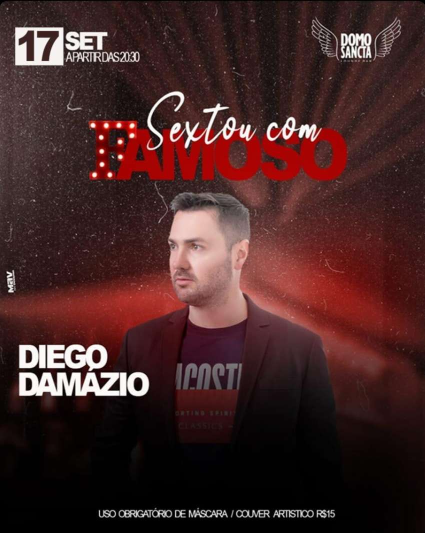 Sextou com Famoso | Domo Sancta Lounge Bar | OndeTemBalada.com Sextou com Famoso | Domo Sancta Lounge Bar | OndeTemBalada.com