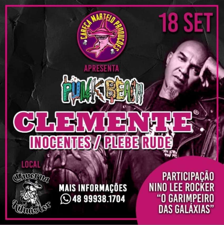 Clemente | Caverna Kilmister | OndeTemBalada.com Clemente | Caverna Kilmister | OndeTemBalada.com