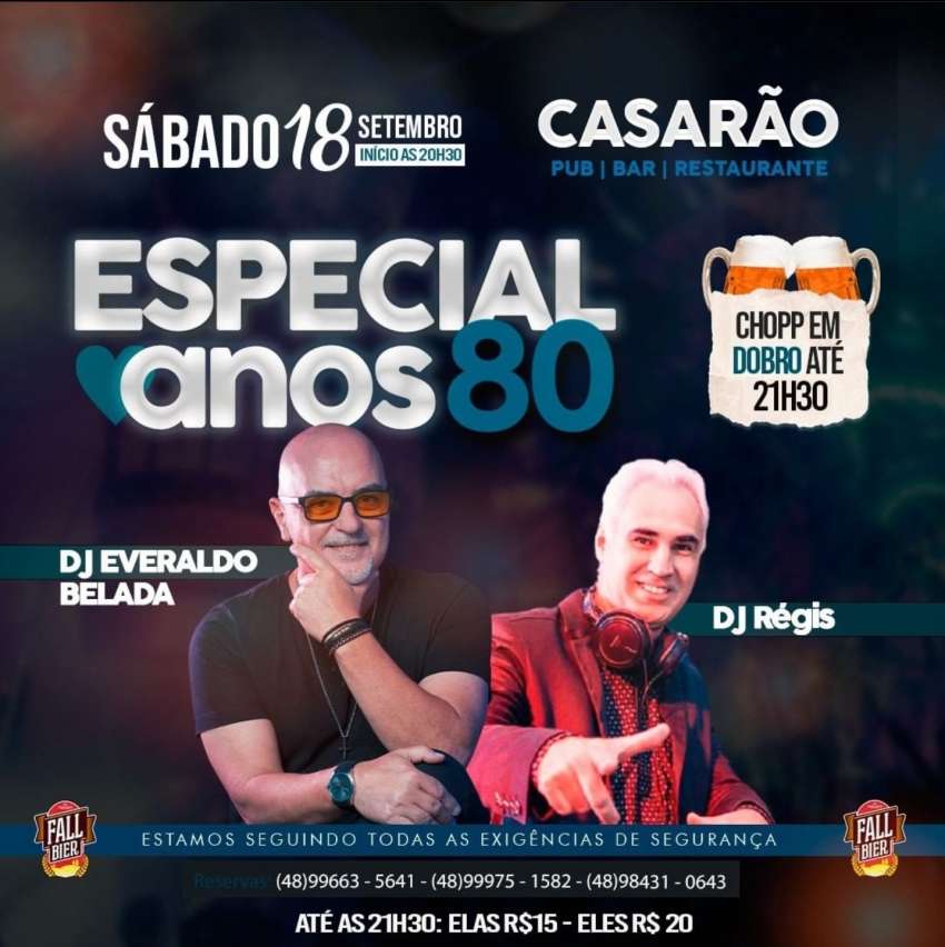 Especial Anos 80 | Recanto do Casarão | OndeTemBalada.com Especial Anos 80 | Recanto do Casarão | OndeTemBalada.com