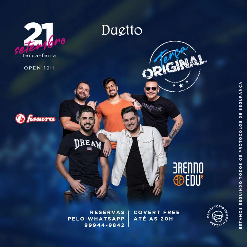 Terça Original | Duetto | OndeTemBalada.com Terça Original | Duetto | OndeTemBalada.com