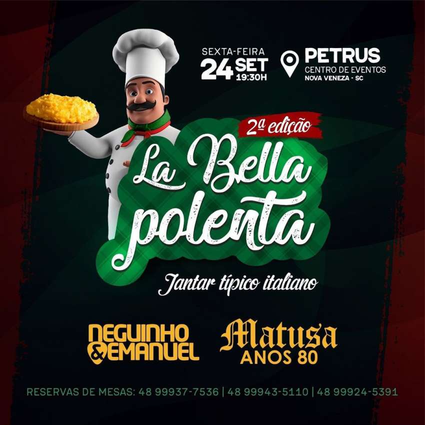 La Bella Polenta | Petrus | OndeTemBalada.com La Bella Polenta | Petrus | OndeTemBalada.com