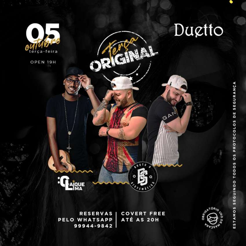 Terça Original | Duetto | OndeTemBalada.com Terça Original | Duetto | OndeTemBalada.com