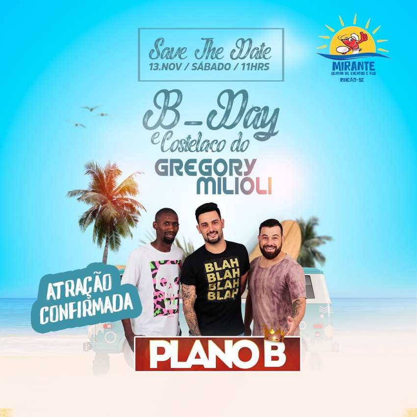 Bday e Costelaço do Gregory Milioli | Mirante Cenrro de Eventos | OndeTemBalada.com Bday e Costelaço do Gregory Milioli | Mirante Cenrro de Eventos | OndeTemBalada.com