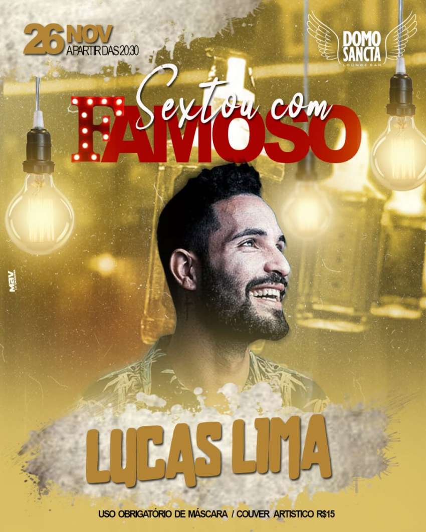 Sexta Com Famoso | Domo Sancta Lounge Bar | OndeTemBalada.com Sexta Com Famoso | Domo Sancta Lounge Bar | OndeTemBalada.com