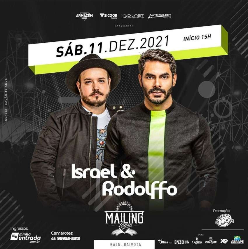Israel & Rodolffo | Mailing Lagoa | OndeTemBalada.com Israel & Rodolffo | Mailing Lagoa | OndeTemBalada.com
