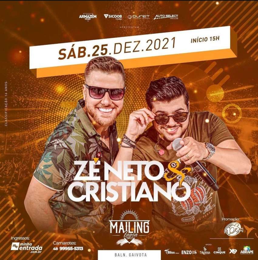 Zé Neto e Cristiano | Mailing Lagoa | OndeTemBalada.com Zé Neto e Cristiano | Mailing Lagoa | OndeTemBalada.com