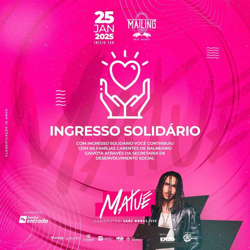Show Matue | Mailing Lagoa | OndeTemBalada.com Show Matue | Mailing Lagoa | OndeTemBalada.com