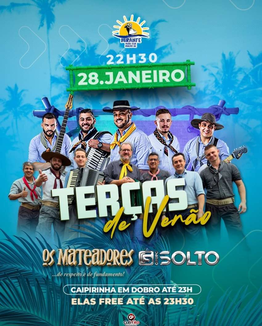 Terças de Verão | Mirante Cenrro de Eventos | OndeTemBalada.com Terças de Verão | Mirante Cenrro de Eventos | OndeTemBalada.com