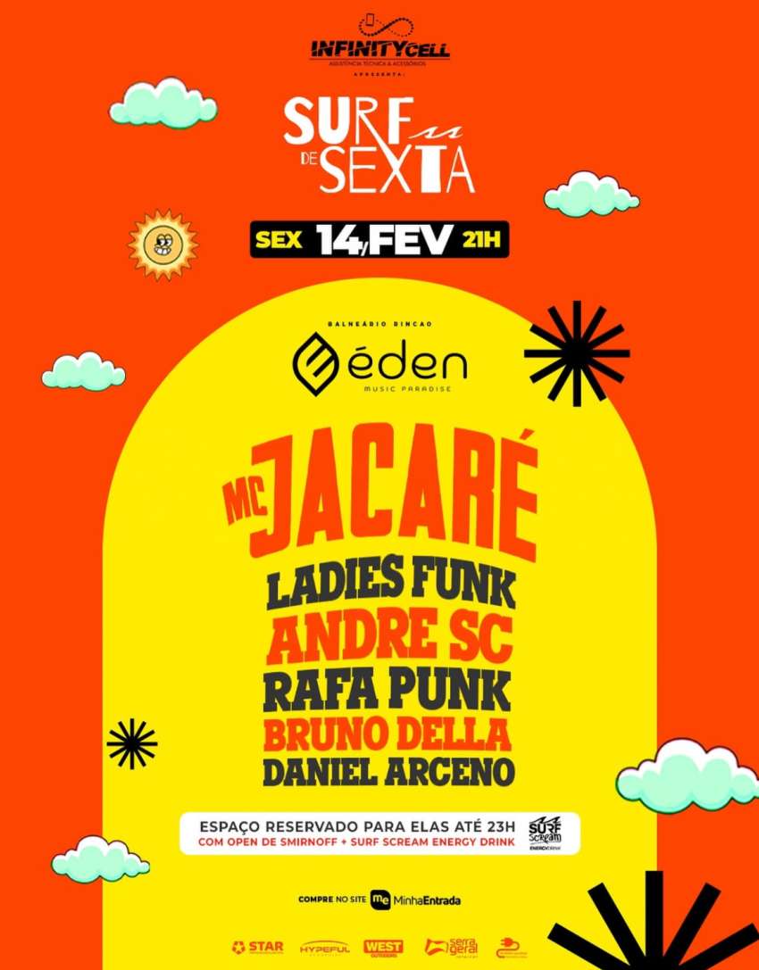 Surf de Sexta | Éden Music Paradise | OndeTemBalada.com Surf de Sexta | Éden Music Paradise | OndeTemBalada.com
