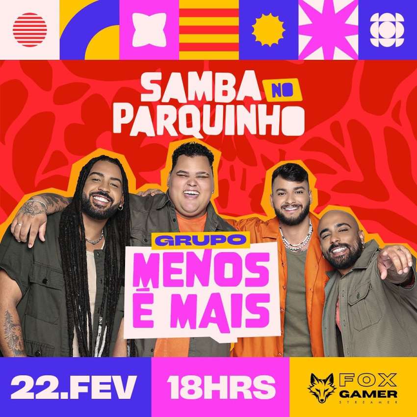 Samba no Parquinho com Menos É Mais | Arrocha Summer Park | OndeTemBalada.com Samba no Parquinho com Menos É Mais | Arrocha Summer Park | OndeTemBalada.com