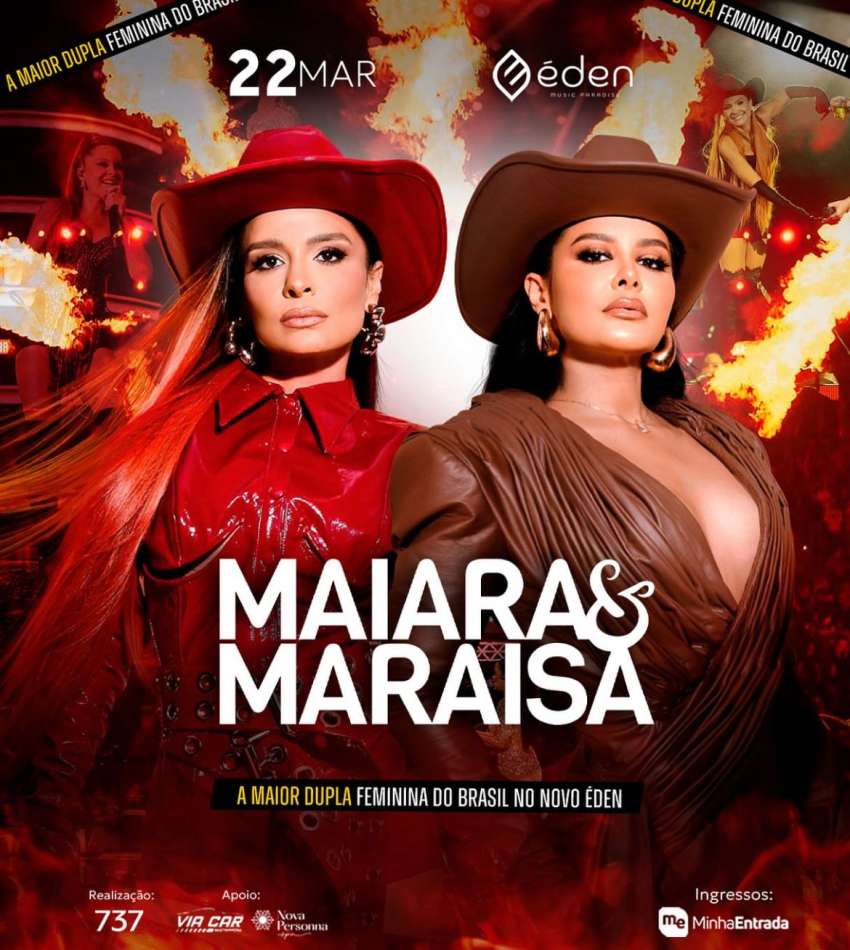 Maiara & Maraisa | Éden Music Paradise | OndeTemBalada.com