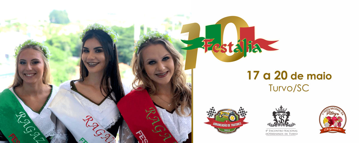 10ª Festália de Turvo, confira a programação completa