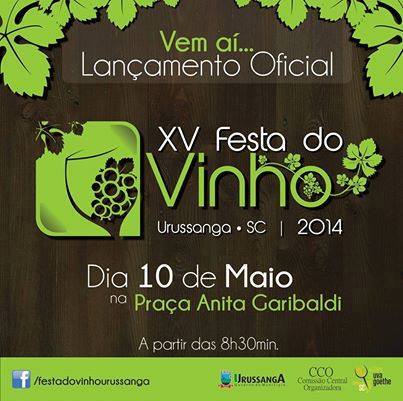 Festa do Vinho terÃ¡ lanÃ§amento oficial da programaÃ§Ã£o