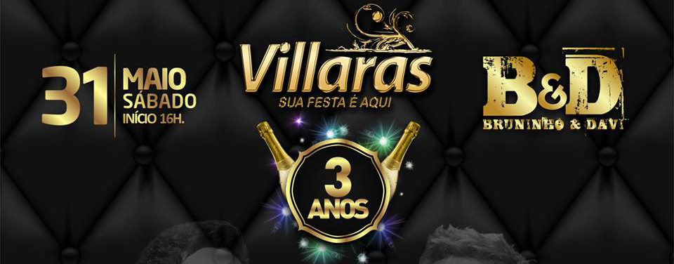 AniversÃ¡rio de 3 anos do Villaras