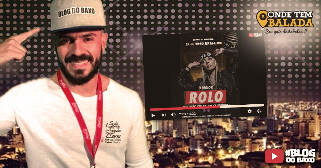 [Video] Blog do Baxo na festa ROLO da 1051 Club