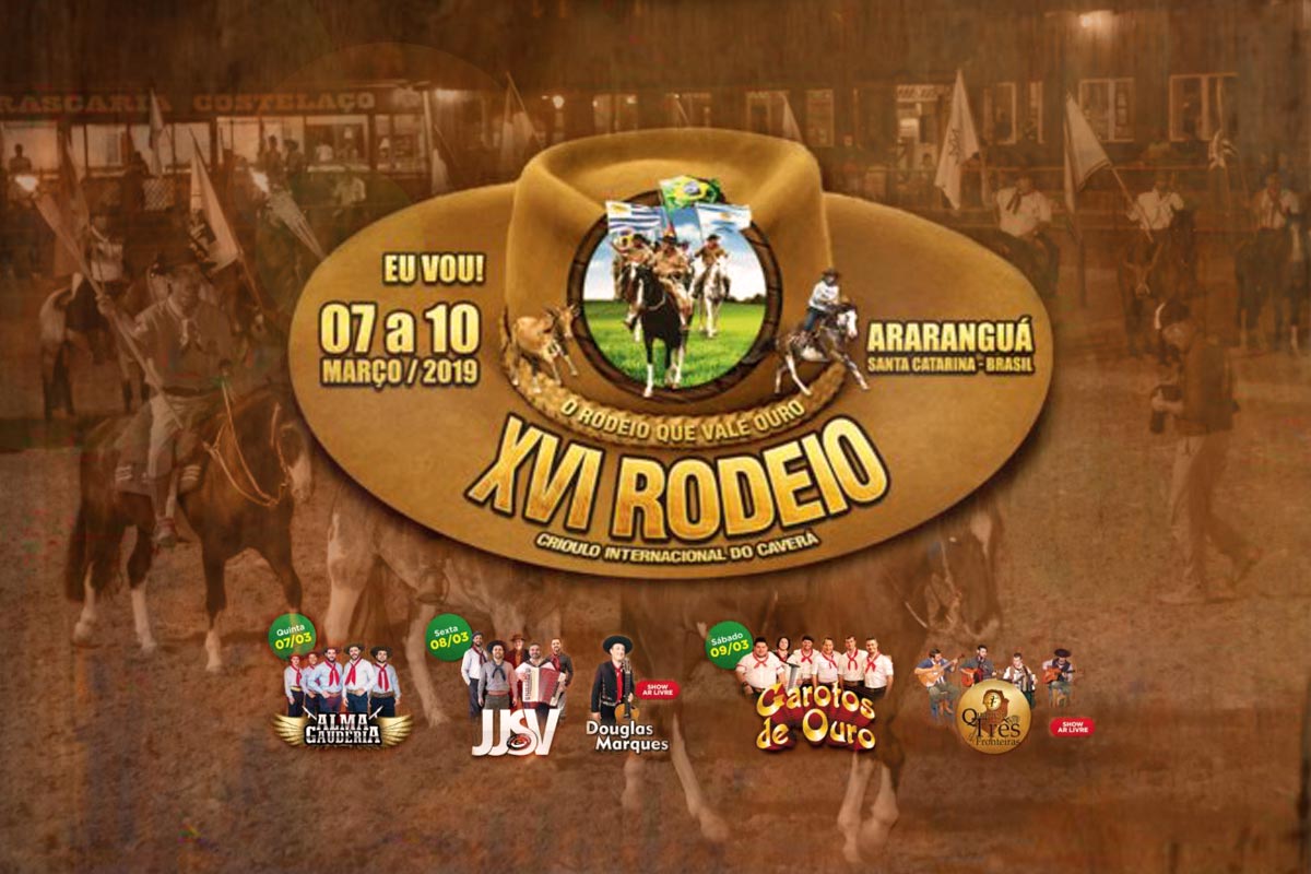 Caverá divulga programação de shows do Rodeio Crioulo Internacional