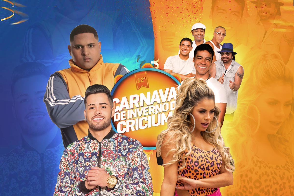 Data dos shows e dia D para venda de ingressos do Carnaval de Inverno de Criciúma