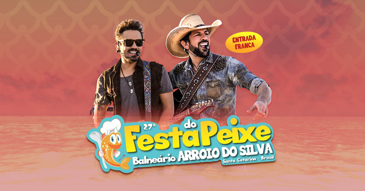 Fernando e Sorocaba e muito mais, confira a programação completa da Festa do Peixe