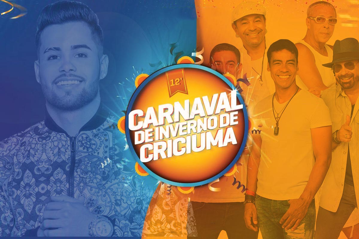 Jerry Smith e Chiclete com Banana são as primeiras atrações do Carnaval de Inverno de Criciúma 2019