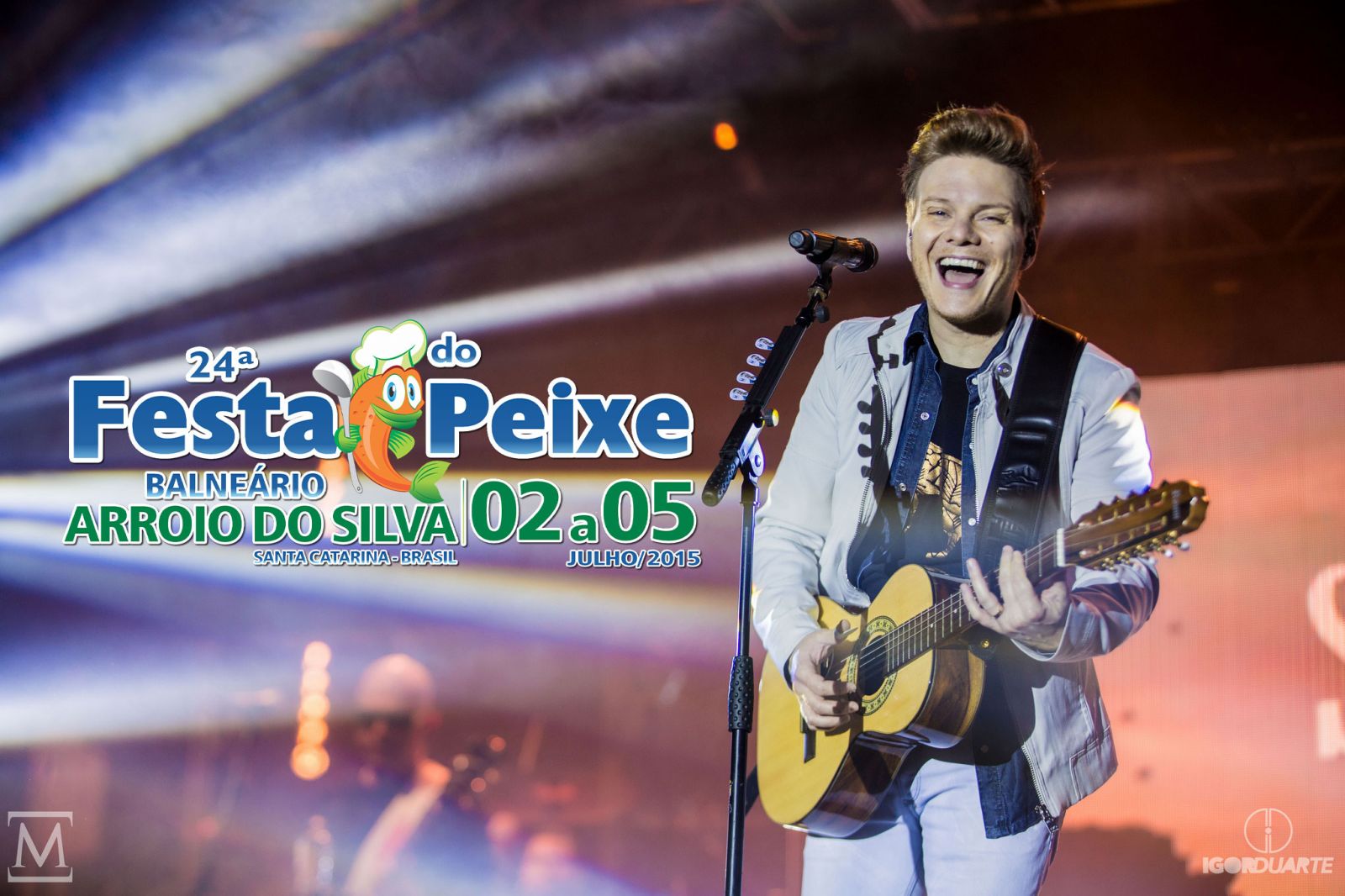 Michel TelÃ³ na Festa do Peixe de Arroio do Silva 2015