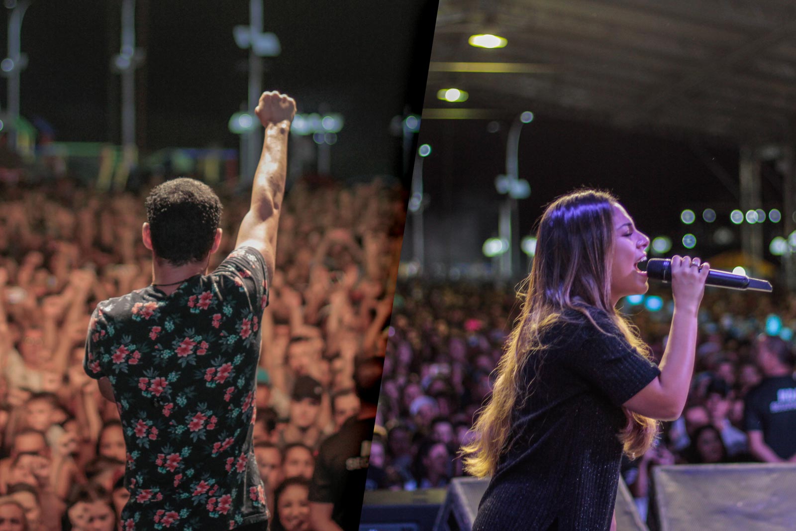 Noite gospel em Balneário Rincão reúne oito mil pessoas