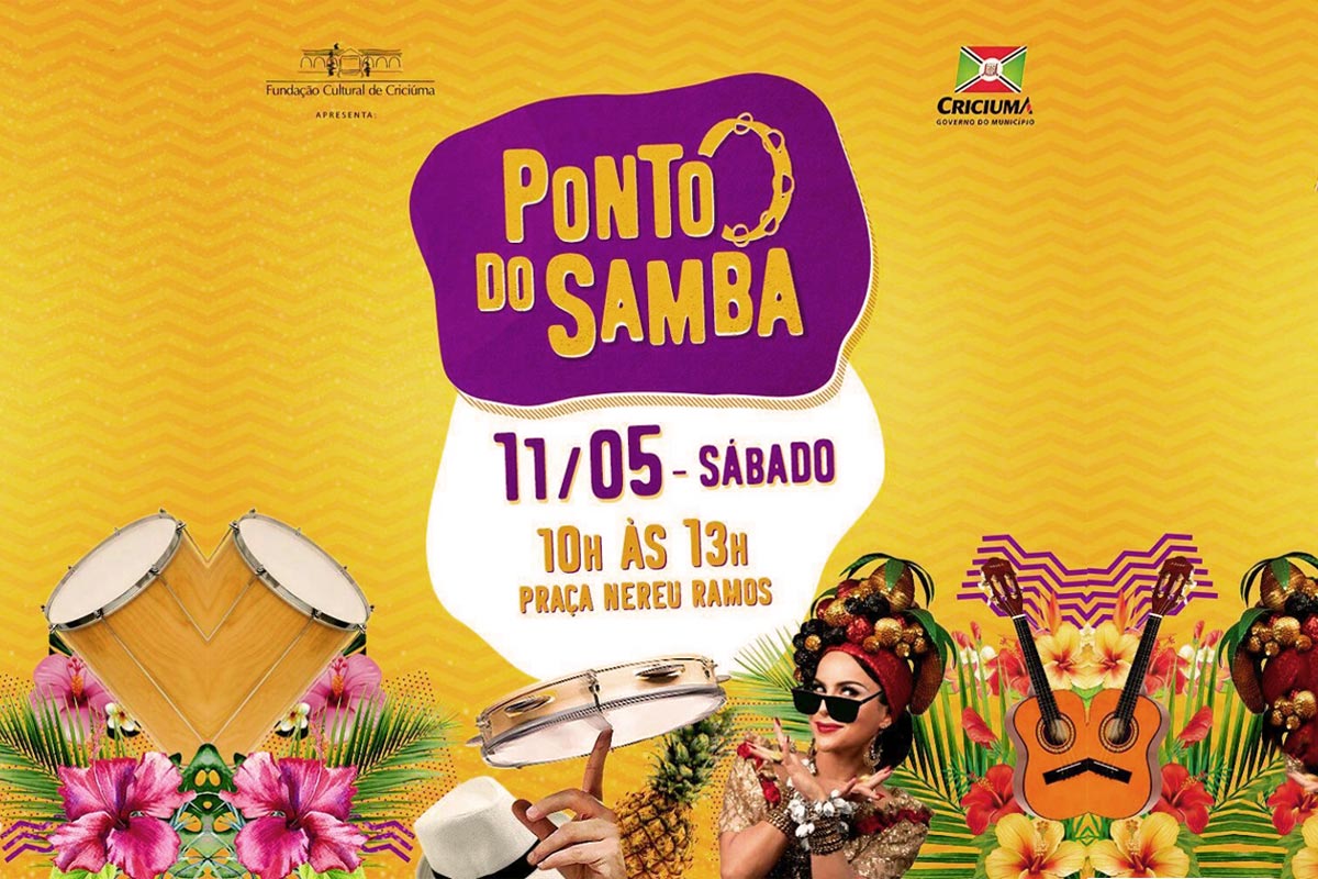 Primeira edição do Ponto do Samba acontece neste sábado