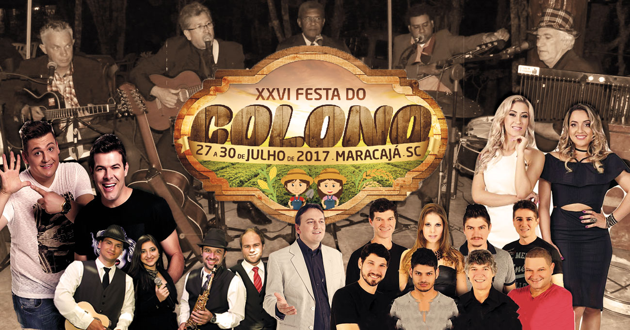 Programação da Festa do Colono de Maracajá 2017
