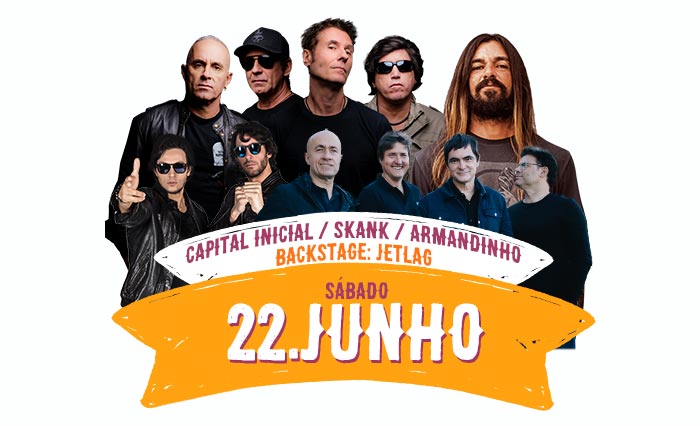 Sábado, 22 de Junho - Skank + Capital Inicial + Armandinho- Festa do Pinhão 2019