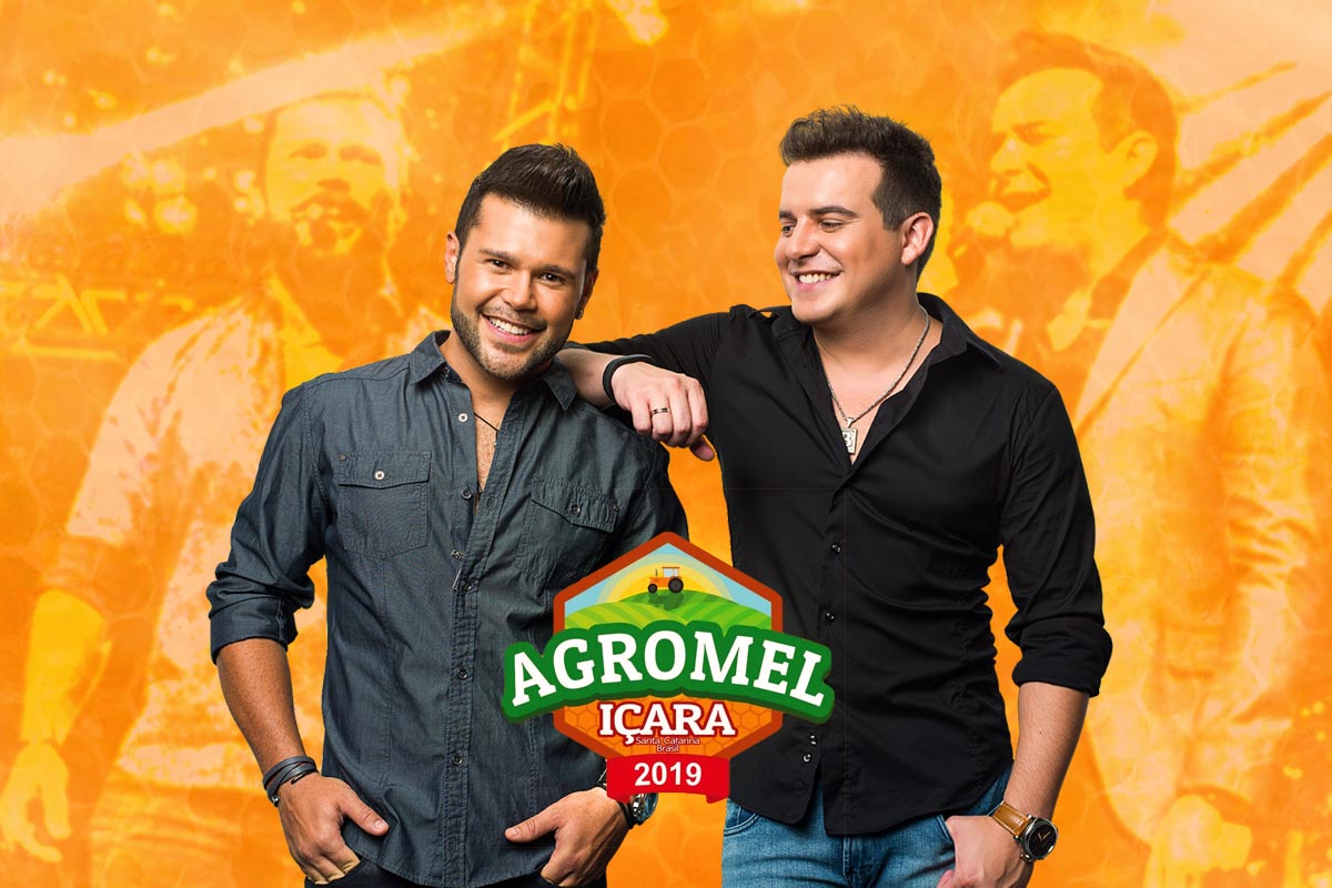 Show gratuito da dupla Marcos e Belutti na Agromel 2019 de Içara