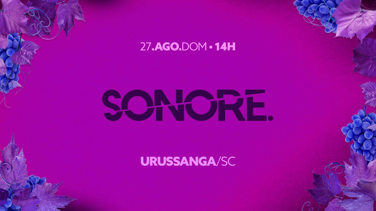 Sonore Vai levar música eletrônica ao Parque Municipal de Urussanga